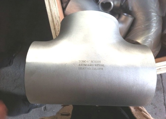 Stomplastegelijk T-stuk ASTM B366 UNS N06625 Nikkel Legering 5