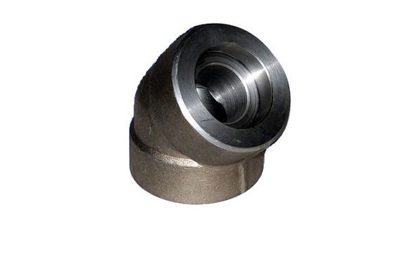 Stainless Steel 304/316 Elbow Pipe Fittings 45 Degree Socket Weld Long Radius Elbow Forged Fittings