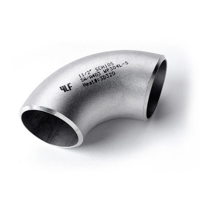Butt Welded Elbow 90 Degree Stainless Steel Pipe Fittings 304 316L Stainless Steel Elbows