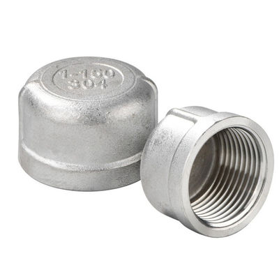 Custom Stainless Steel Pipe Cap With Polished Surface Customized Welded Connection