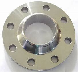Custom Silver ASTM / ASME Ring Type Joint Forged Stainless Steel Ss 304 316 Weld Neck Flange