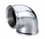 90 Degree LR Elbow Stainless Steel Pipe Fittings Forged Fittings Threaded Tube Connector