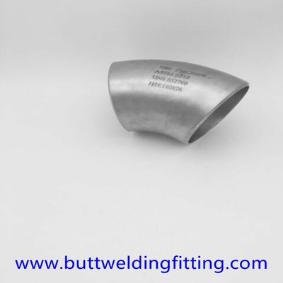 Ti Alloy Stainless Steel Elbow Long Radius 90 Degree With Silver Color
