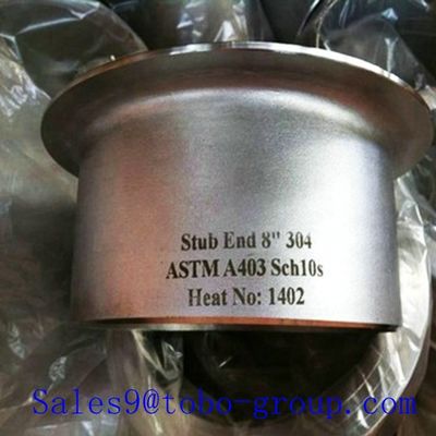 ASTM A403 WP321H Eindjes van roestvrij staal voor hoge temperatuur met ASME B16.9 standaard