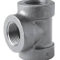 Metal ASTM A815 UNS S31803 Duplex Steel Pipe Fitting ASME B16.11 Forged Tee Socket Welded 2" Equal Tee