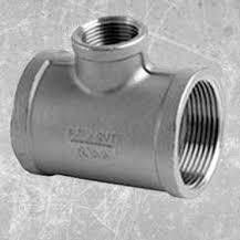Threaded Reducing Tee ASTM ASTM A815 UNS S41000 Martensitic Stainless Steel 2" SCH80 ASME B16.11