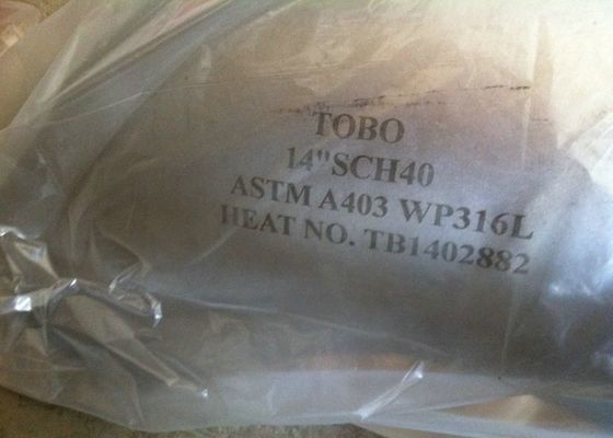 Ti Alloy Stainless Steel Elbow Long Radius 90 Degree With Silver Color