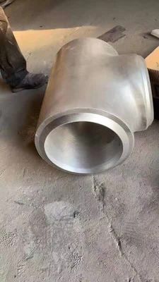 Pipe Fitting ASME SS304 / SS316L B16.9 Stainless Steel S32205 1/2" SCH80S GB/T12459 High Polished Equal Tee