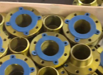 High-Pressure Brass Flanges to ANSI Standards Painted Surface Treatment for Pipe Fittings