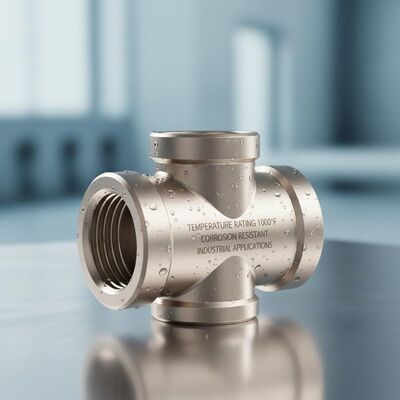 Roestvrij staal-Tee-connector met een temperatuur van 1000°F, corrosiebestendig en duurzaam voor industriële toepassingen