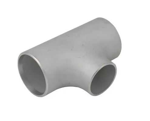 ASME B16.9 Barred Tee Butt Weld SCH 80 Stainless Steel Corrosion Resistant Fitting