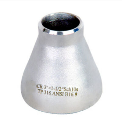 304/316L Stainless Steel Reducer, Corrosion-Resistant Concentric/Eccentric Pipe Fitting for Industrial Piping Systems
