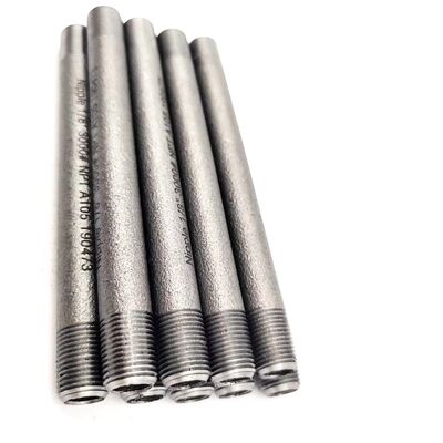 NIPPLE, ASTM A53 GR B, SCH.80, PE/TE, 100 MM