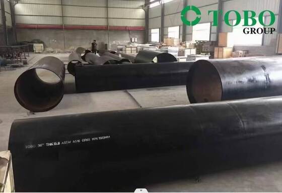 ASTM A53/A106 API 5L Gr.B ERW Carbon Steel Pipe Round Tube for Structure
