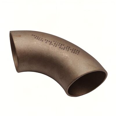 C70600 Koper Nikkel 90 Graden Lange Radius Stuiklas Elleboog CuNi 90/10 Marine Zeewater Pijp Fitting