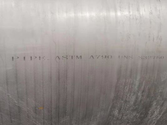 ASTM A790 UNS S32750 EFW Super Duplex Steel Welded Pipe