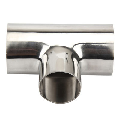 ASME BPE Standard ety Sanitary Butt Weld Fittings Straight Equal Tee Fitting 1/4" ~ 6"