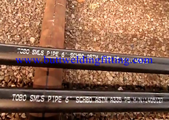 Alloy Steel Seamless Pipe, ASTM A335, P11, P12, P22, P5, P9, P91 , High Temperature Application