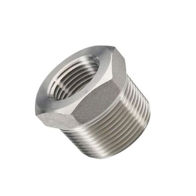 METAL 304 Stainless Steel Pipe Fitting Solid HEX ROUND Head Plug 1/2/3/4/6 Points NPT1/2