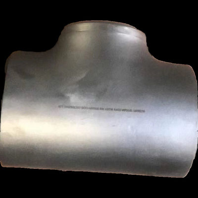 Stainless Steel ASTM A182 F53 UNS32750 Barred Tee 16" X 8" Butt Weld Fittings ANSI B16.9